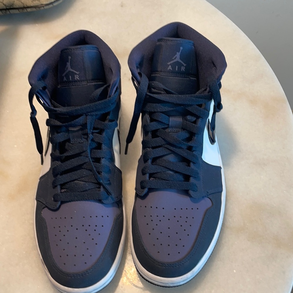 Navy blue retro ones royal